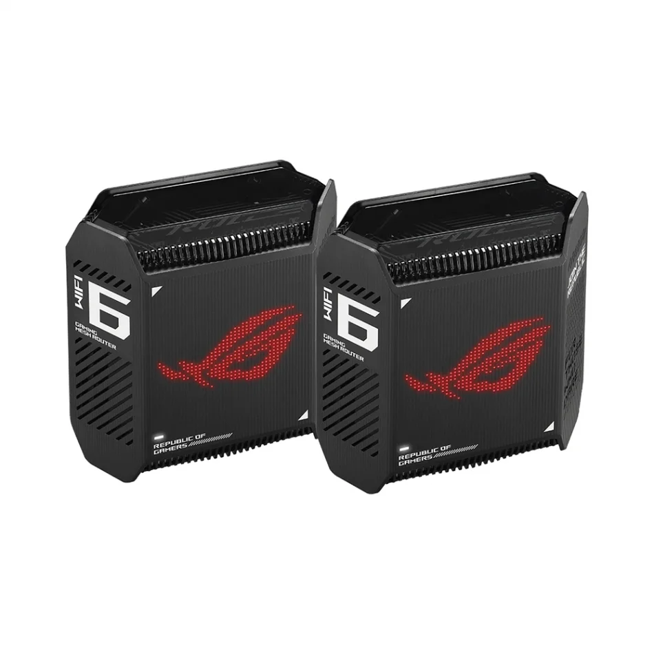 ASUS ROG Rapture GT6 AX10000 Tri-Band WIFI6 Mesh Sistem 2li Paket Gaming Router
