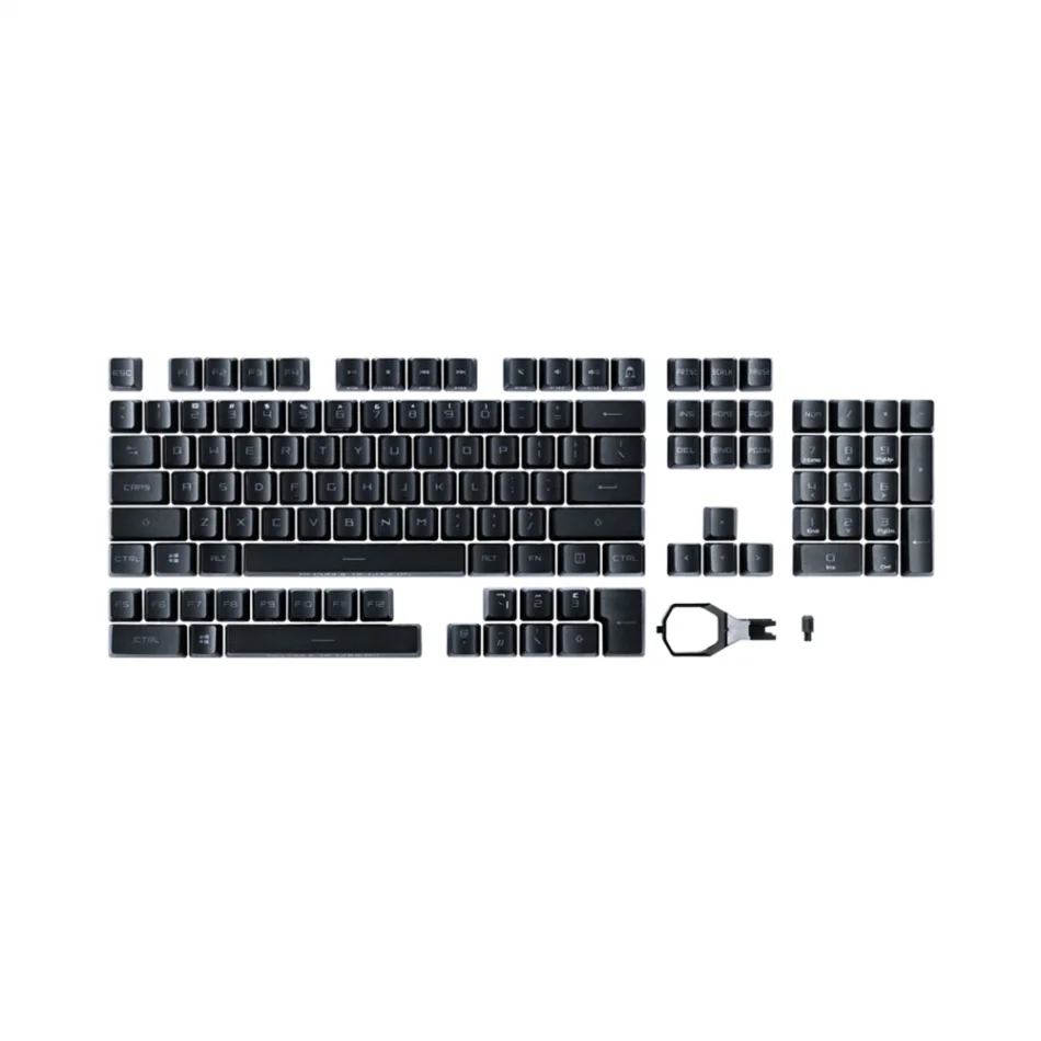 ASUS ROG RX Switchler ile Uyumlu Doubleshot PBT 123 Adet Keycap Set