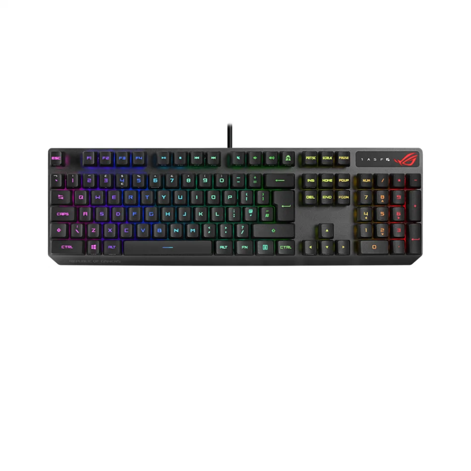 ASUS ROG RX Switchler ile Uyumlu Doubleshot PBT 123 Adet Keycap Set