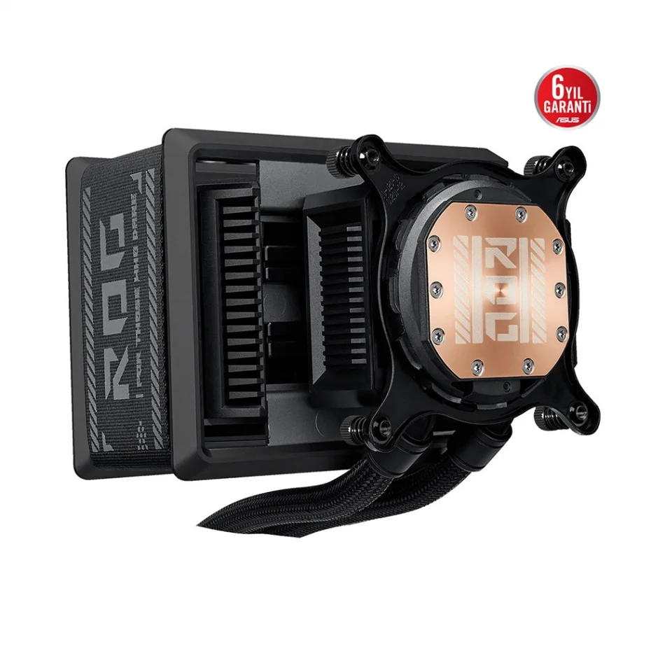 ASUS ROG RYUO IV SLC 360 ARGB 6.67 AMOLED Ekranlı Intel LGA1851-1700 ve AMD AM5 Destekli 360mm. İşlemci Sıvı Soğutucu