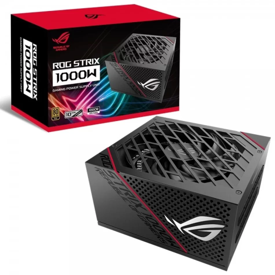 ASUS ROG Strix 1000G 1000W 80 PLUS Gold Tam Modüler PCIe Gen 5.0 Uyumlu Güç Kaynağı