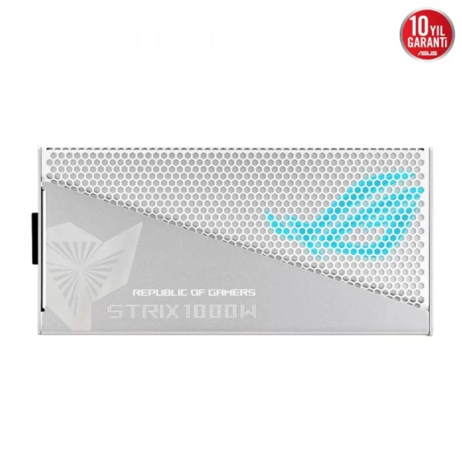 ASUS ROG Strix 1000G WHITE 1000W 80+ Gold Aura Edition Tam Modüler PCIe Gen 5.0 ATX 3.0 Uyumlu Beyaz Power Supply