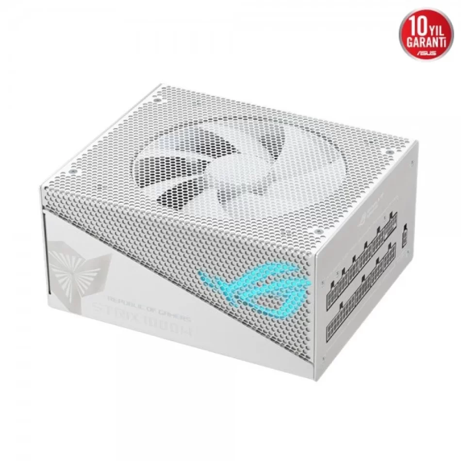 ASUS ROG Strix 1000G WHITE 1000W 80+ Gold Aura Edition Tam Modüler PCIe Gen 5.0 ATX 3.0 Uyumlu Beyaz Power Supply