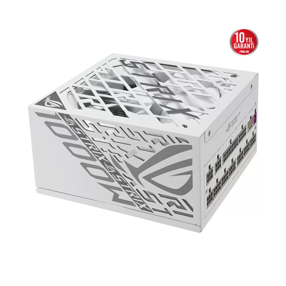 ASUS ROG Strix 1000P White 1000W Gaming 80+ Platinum Tam Modüler ATX 3.1 Beyaz Güç Kaynağı