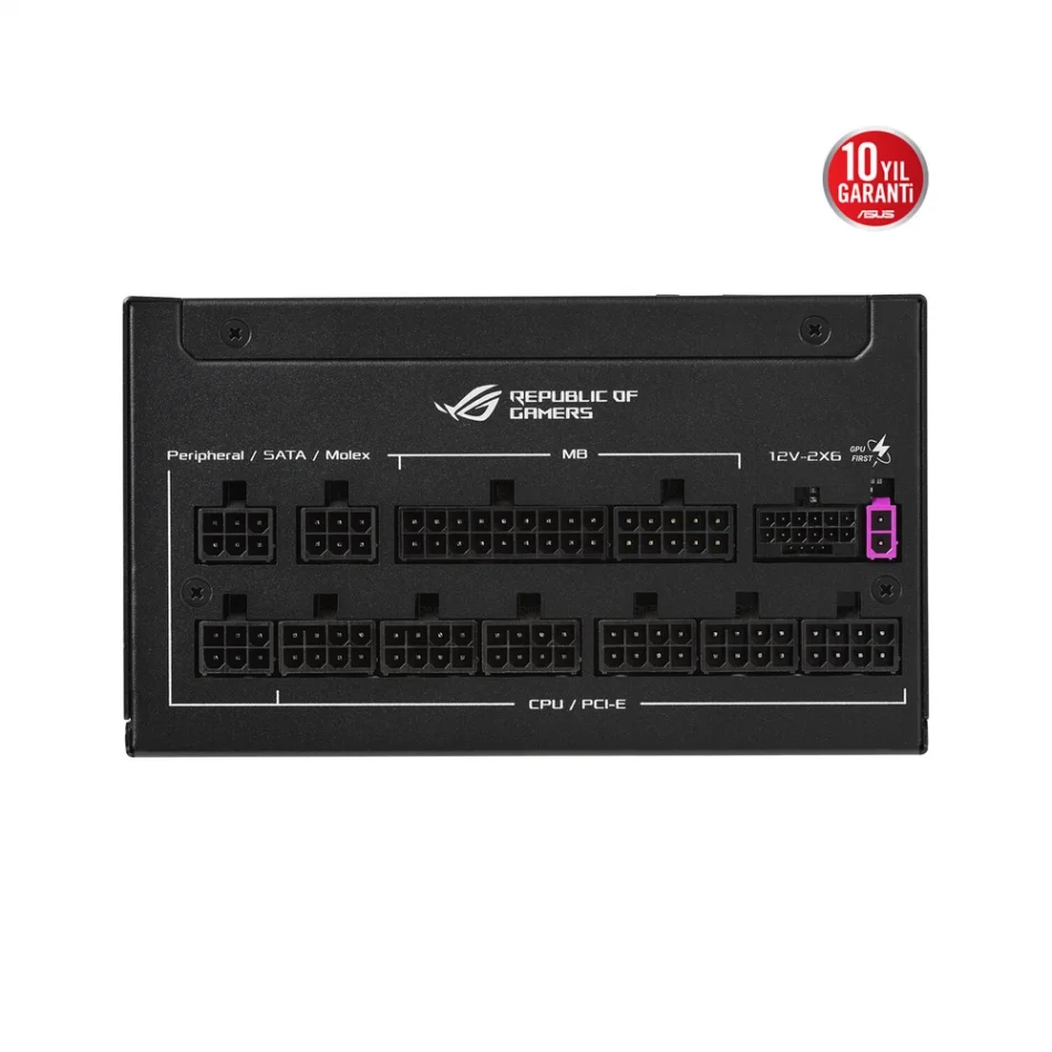 ASUS ROG Strix 1200P 1200W Gaming 80+ Platinum ROG Equalizer Tam Modüler ATX 3.1 Güç Kaynağı