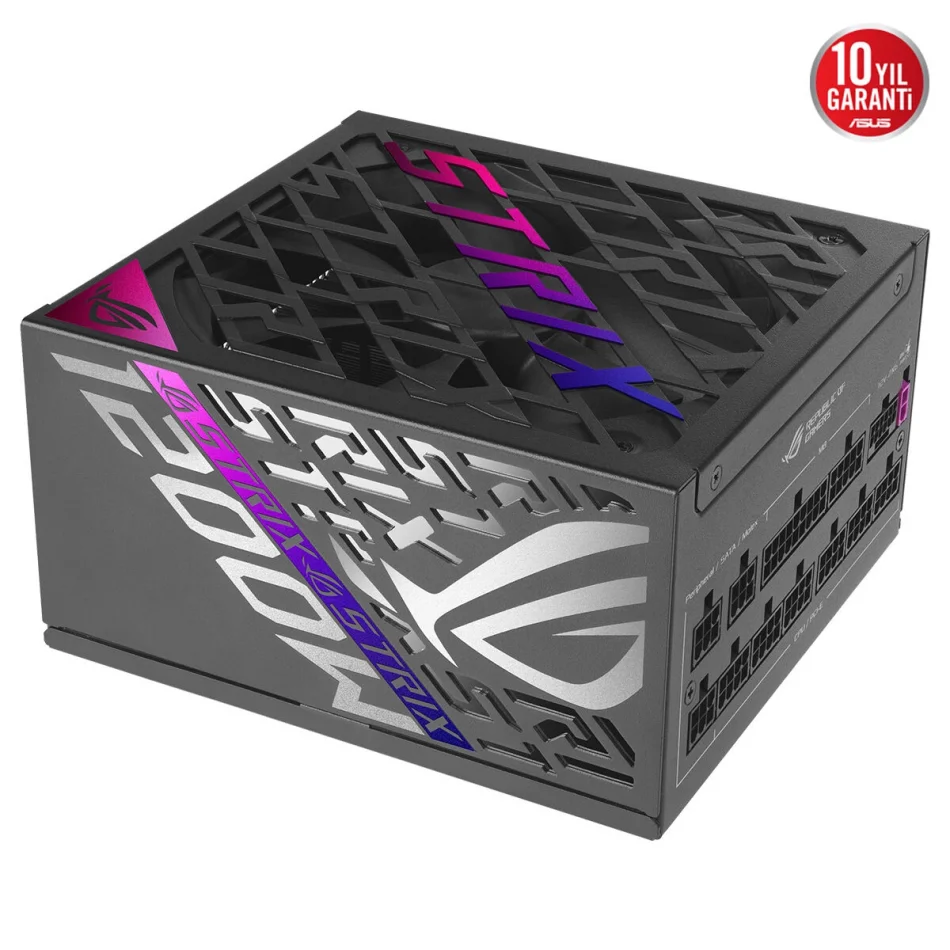 ASUS ROG Strix 1200P 1200W Gaming 80+ Platinum ROG Equalizer Tam Modüler ATX 3.1 Güç Kaynağı