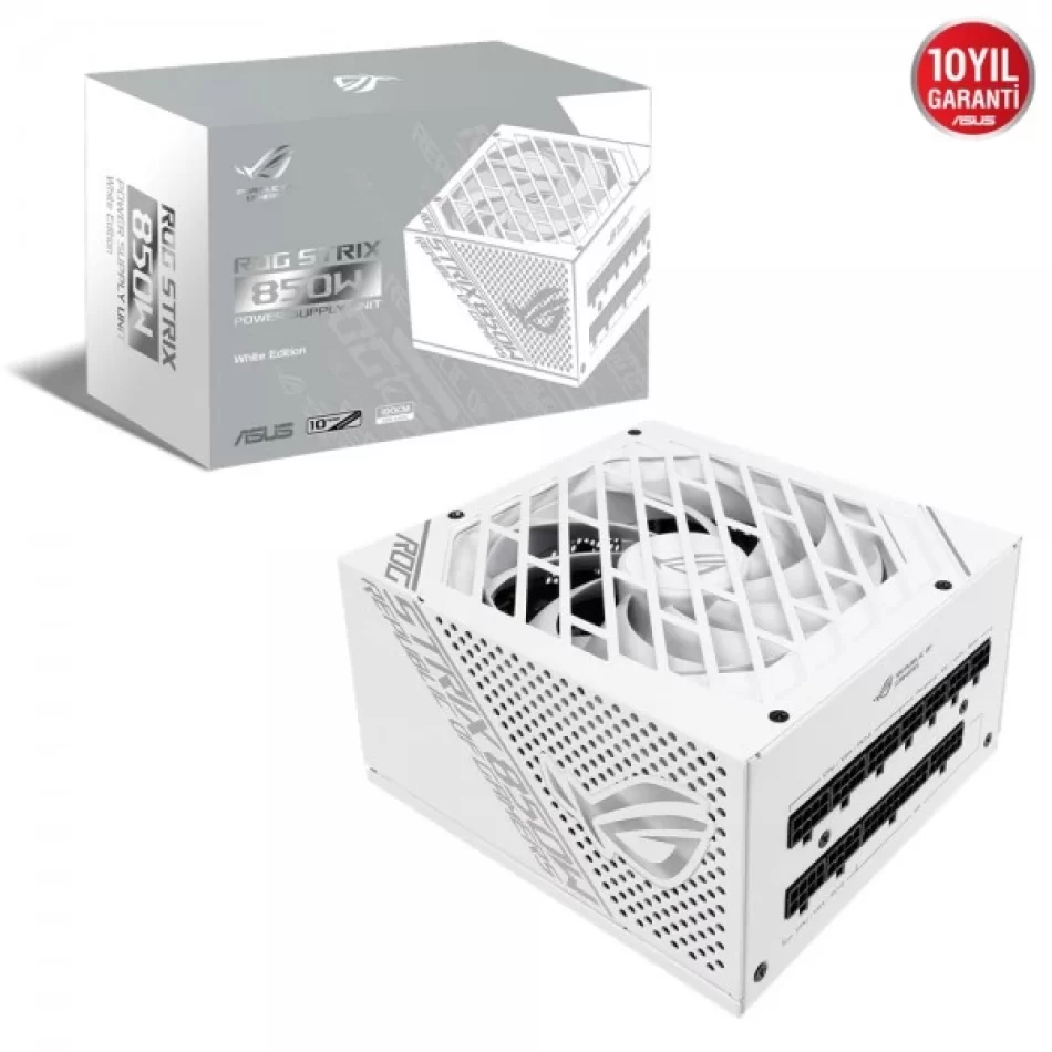 ASUS ROG Strix 850G White 850W 80 PLUS Gold Tam Modüler Beyaz Power Supply