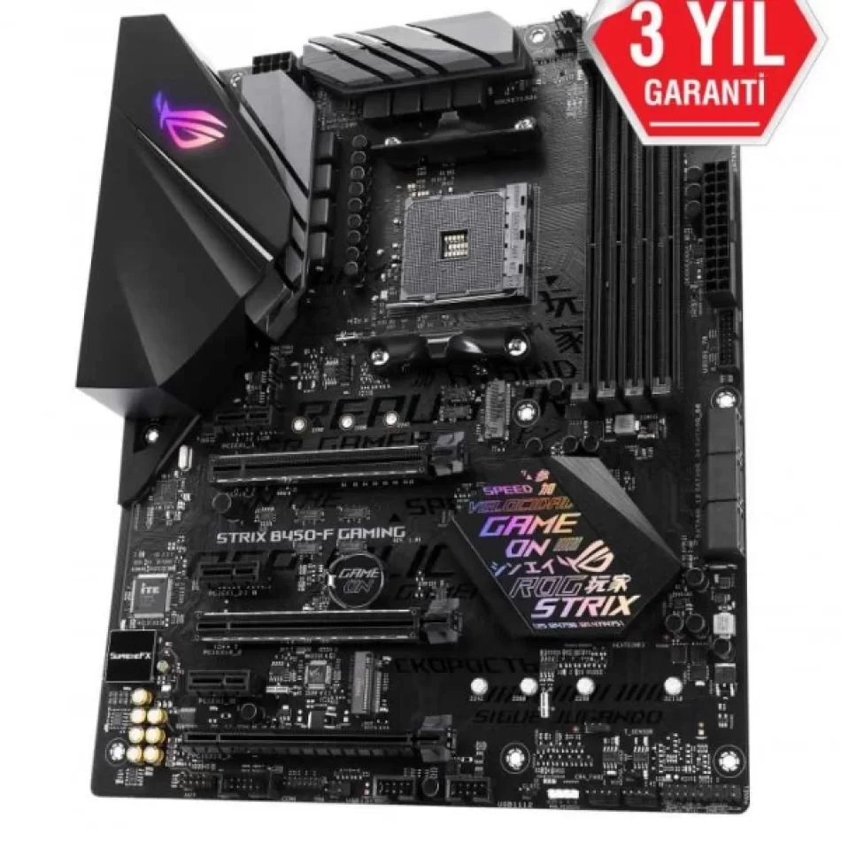 ASUS ROG STRIX B450-F GAMING 3600MHz(OC) DDR4 AMD Soket AM4 ATX Anakart