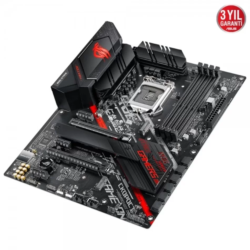 ASUS ROG STRIX B460-H GAMING 2933MHz DDR4 Intel Soket 1200 ATX Anakart