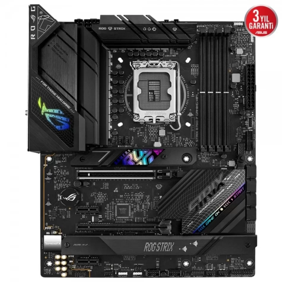 ASUS ROG STRIX B760-F GAMING WIFI 7800MHz(OC) DDR5 Intel Soket 1700 ATX Anakart