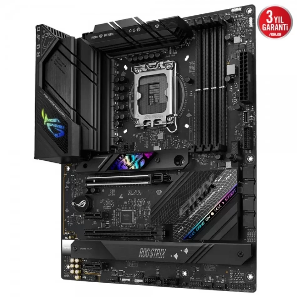 ASUS ROG STRIX B760-F GAMING WIFI 7800MHz(OC) DDR5 Intel Soket 1700 ATX Anakart