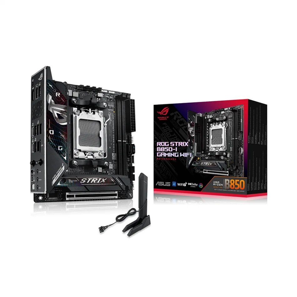ASUS ROG Strix B850-I GAMING WIFI 8400MHz(OC) DDR5 AMD Soket AM5 mini-ITX Anakart