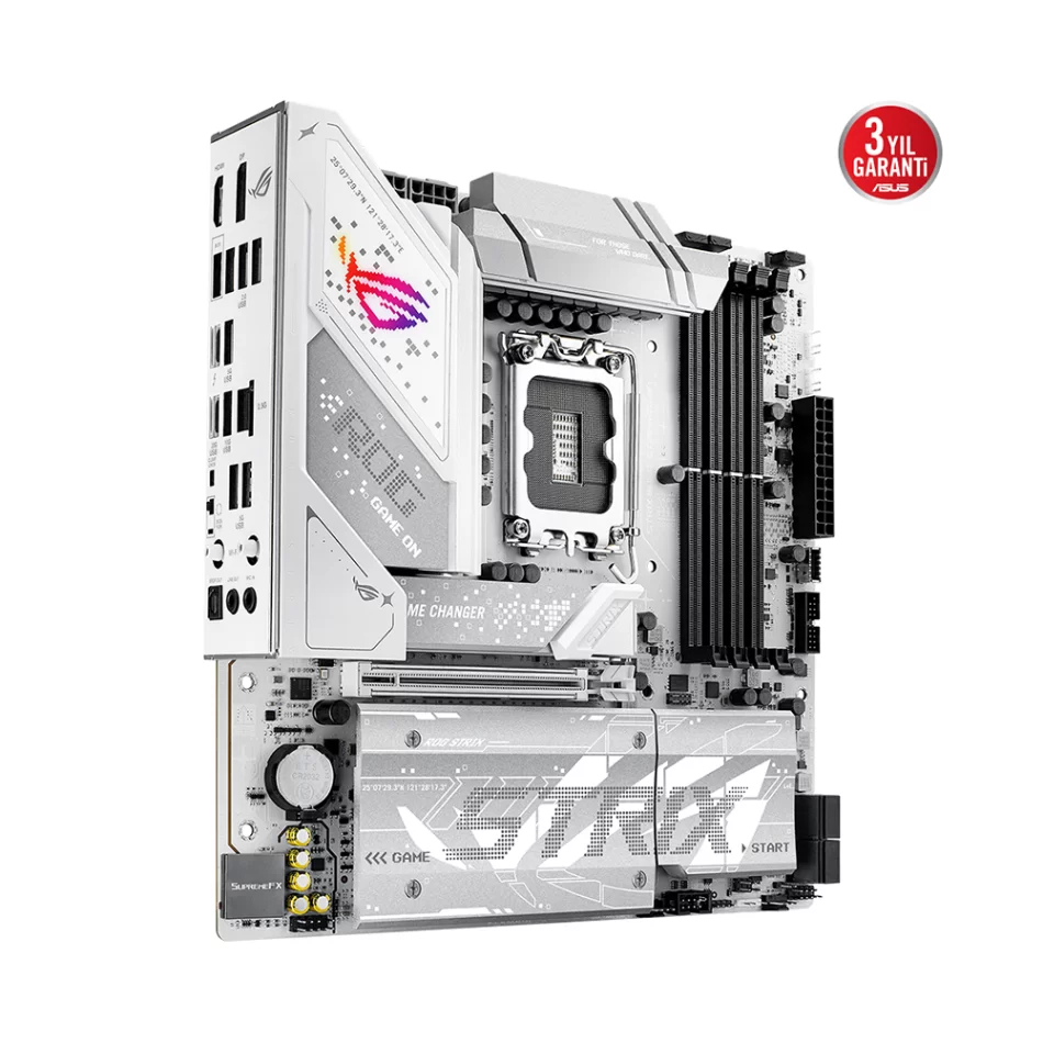 ASUS ROG Strix B860-G GAMING WIFI 9066MHz(OC) DDR5 Intel Soket 1851 mATX Anakart