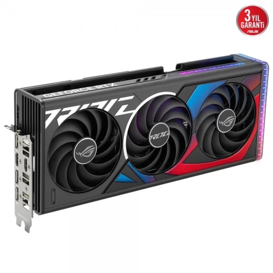 ASUS ROG Strix GeForce RTX 4070 TI Super OC 16 GB GDDR6X 256Bit DX12 NVIDIA DLSS 3 Ekran Kartı