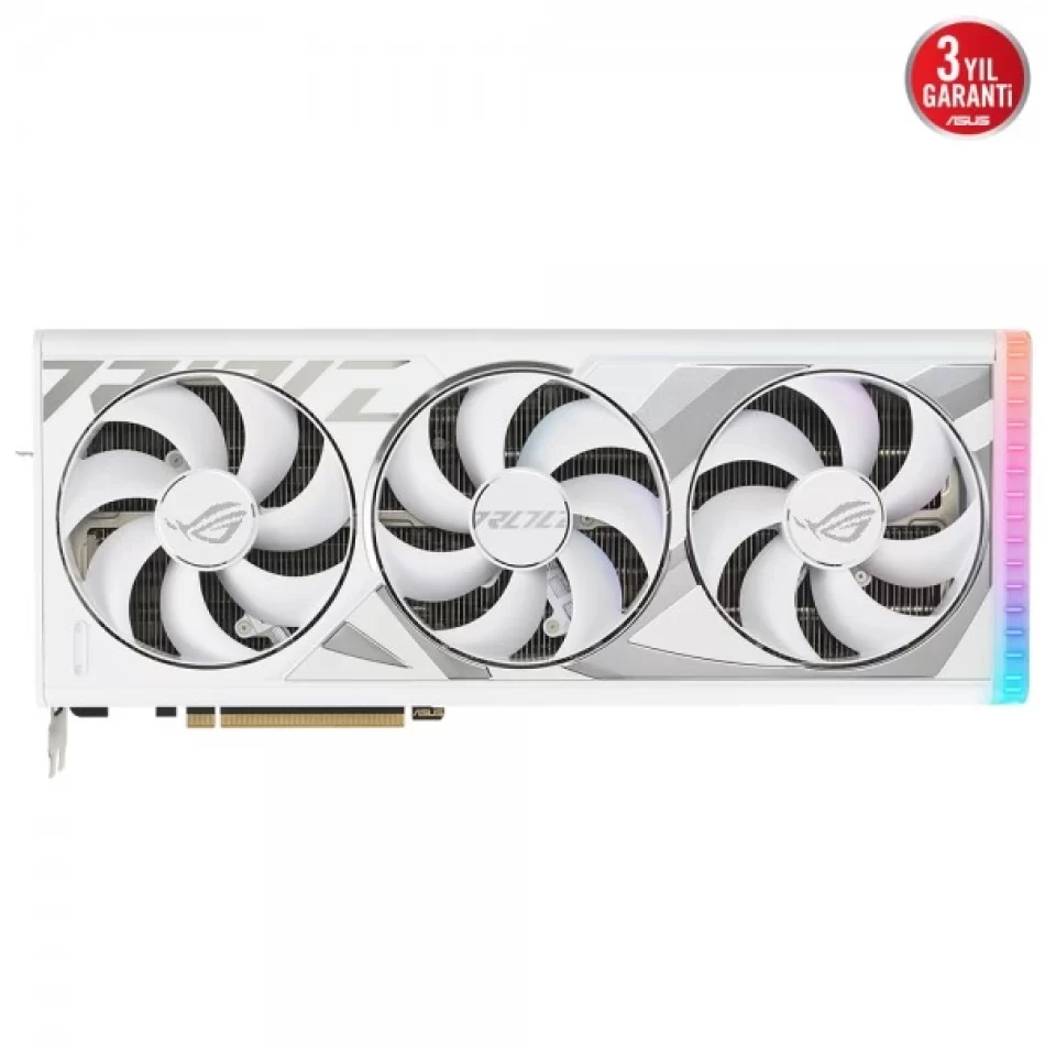 ASUS ROG Strix GeForce RTX 4080 OC White 16 GB GDDR6X 256 Bit DX12 NVIDIA DLSS 3 Beyaz Ekran Kartı