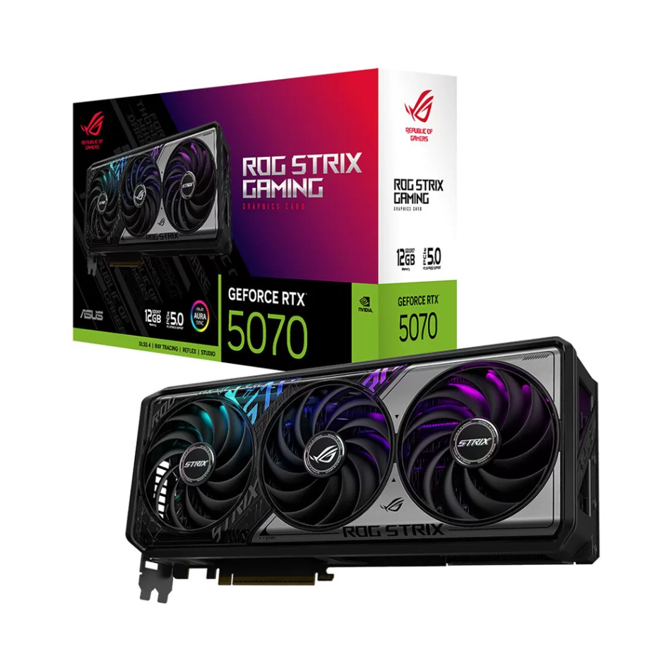 ASUS ROG Strix GeForce RTX 5070 12GB GDDR7 192 Bit NVIDIA DLSS 4 Ekran Kartı