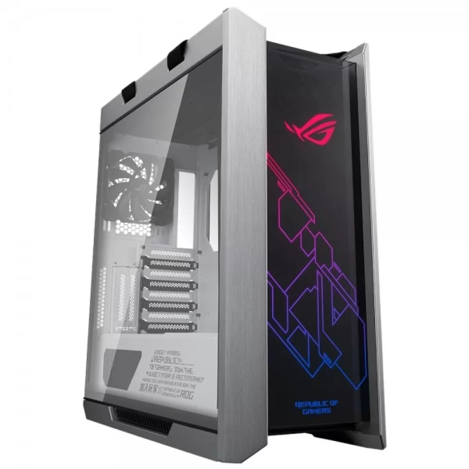 ASUS ROG Strix GX601 Helios White Edition Temperli Cam Mid Tower ATX Oyuncu Kasası