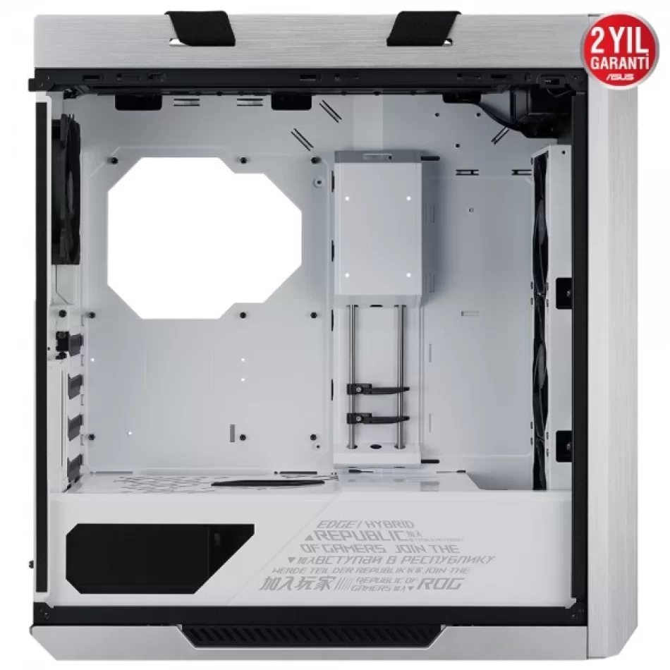 ASUS ROG Strix GX601 Helios White Edition Temperli Cam Mid Tower ATX Oyuncu Kasası