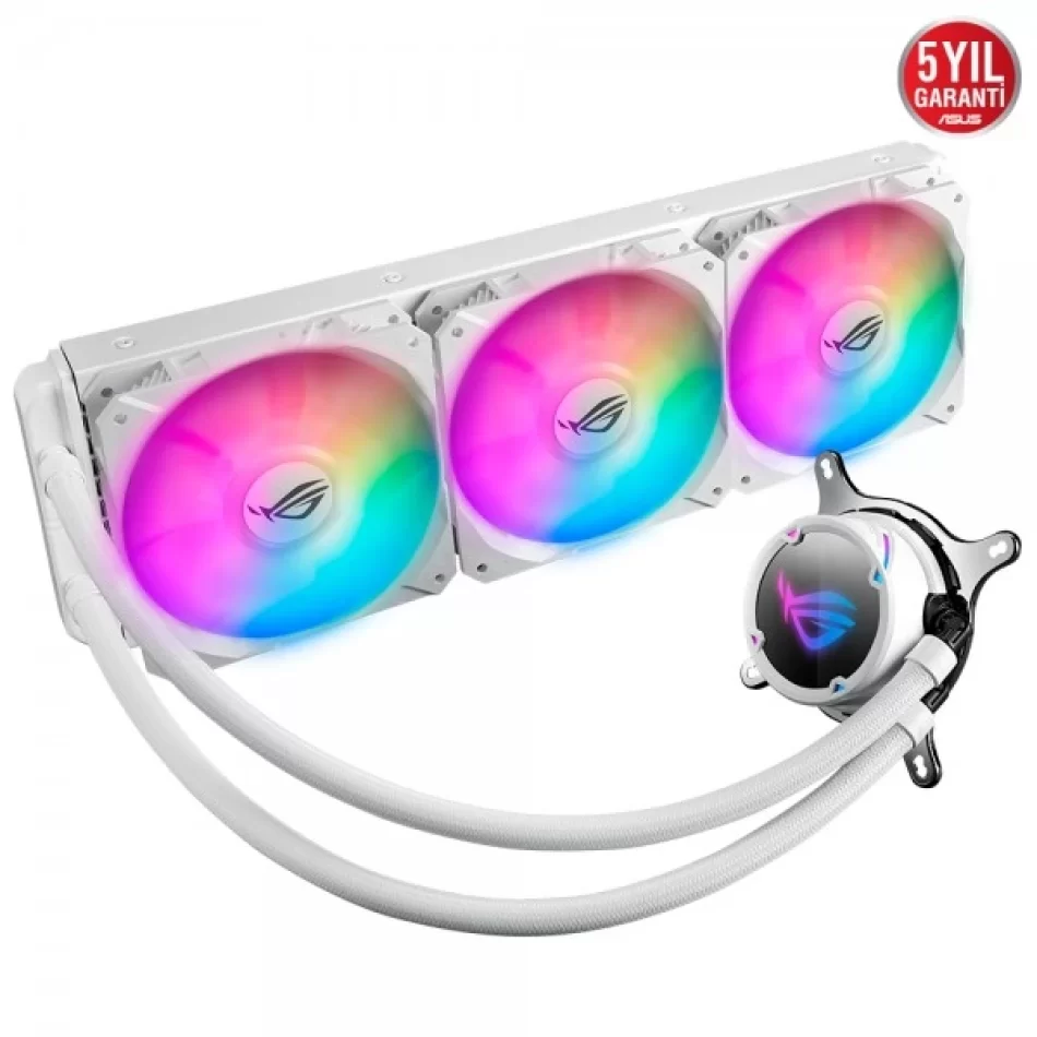 ASUS ROG Strix LC 360 RGB White Edition 360mm Beyaz İşlemci Sıvı Soğutucu