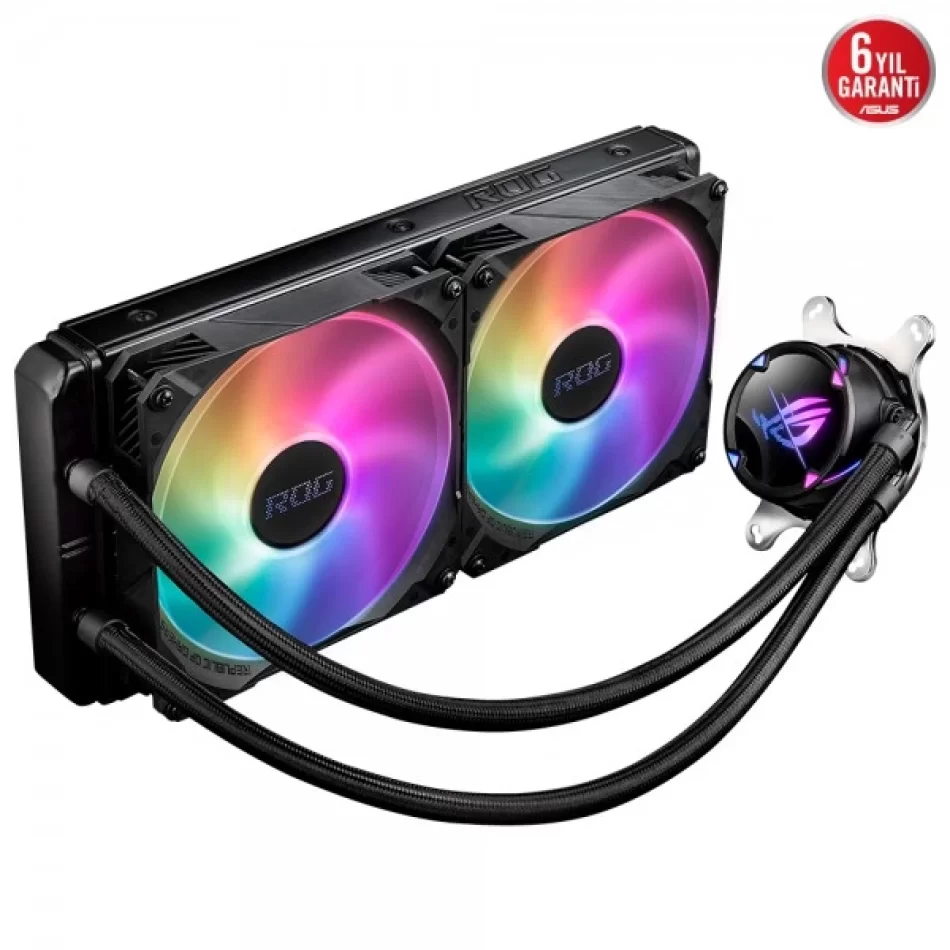 ASUS ROG Strix LC II 280 ARGB Aura Sync 2x ROG 140mm ARGB Fanlı İşlemci Sıvı Soğutucu