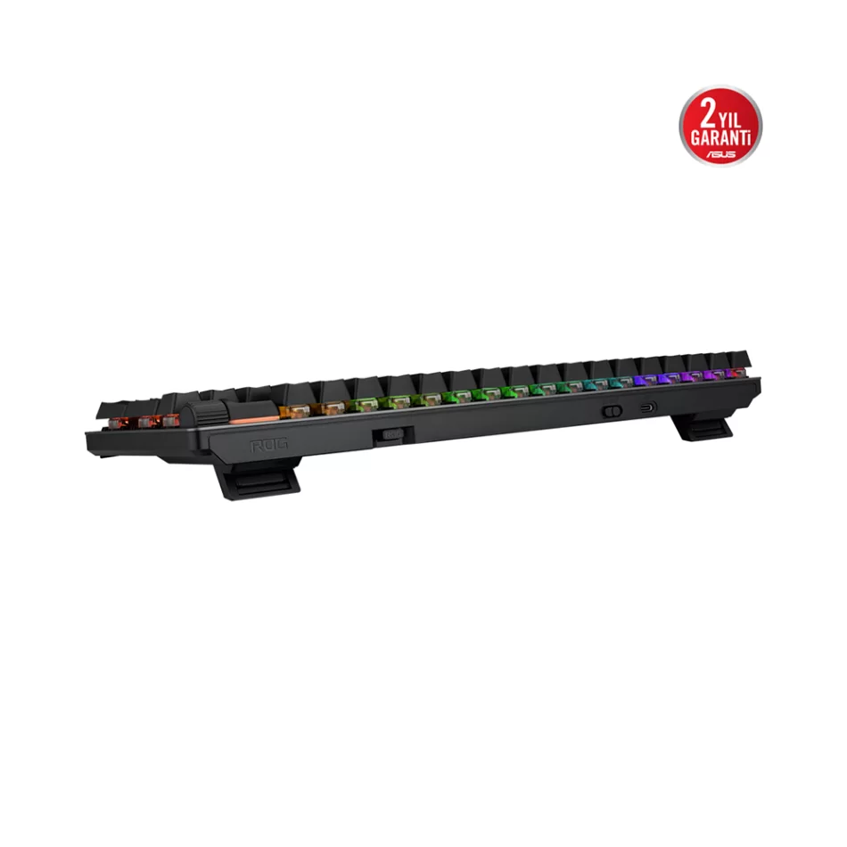 ASUS ROG Strix Scope II 96 Wireless Mekanik RX Red Switch Kablosuz Türkçe Q Oyuncu Klavyesi