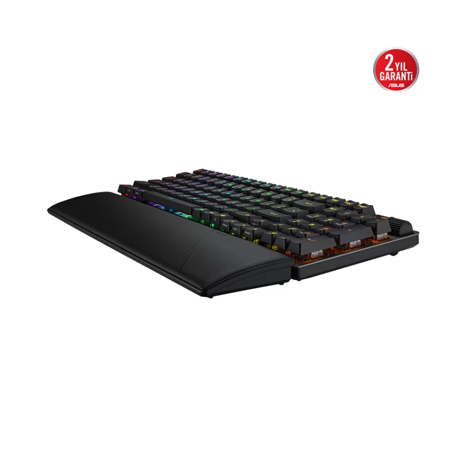 ASUS ROG Strix Scope II 96 Wireless Mekanik RX Red Switch Kablosuz Türkçe Q Oyuncu Klavyesi