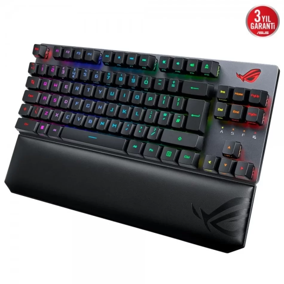 ASUS ROG Strix Scope RX TKL Wireless Deluxe Kablosuz RX Red Switch Mekanik Türkçe Q Gaming Klavye