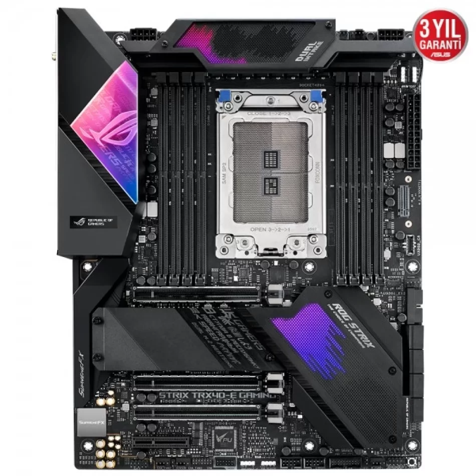 ASUS ROG STRIX TRX40-E GAMING 4666MHz(OC) DDR4 AMD Soket sTRX4 ATX Anakart