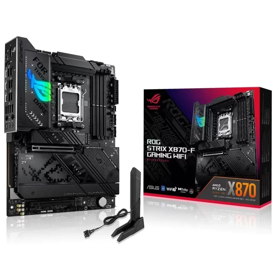 ASUS ROG Strix X870-F GAMING WIFI 8000MHz(OC) DDR5 AMD Soket AM5 ATX Anakart