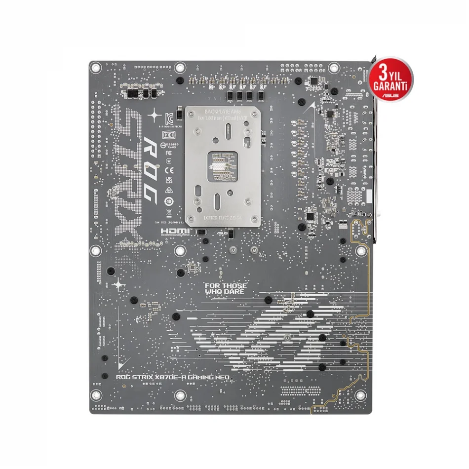 ASUS ROG Strix X870E-A WIFI7 Neo DDR5 8200MHz(OC) AMD Soket AM5 ATX Anakart