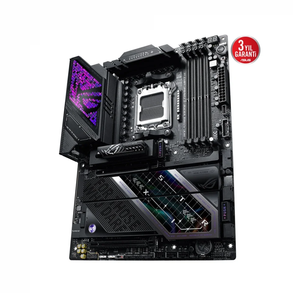 ASUS ROG Strix X870E-E GAMING WIFI7 NEO 8600MHz(OC) DDR5 AMD Soket AM5 ATX Anakart
