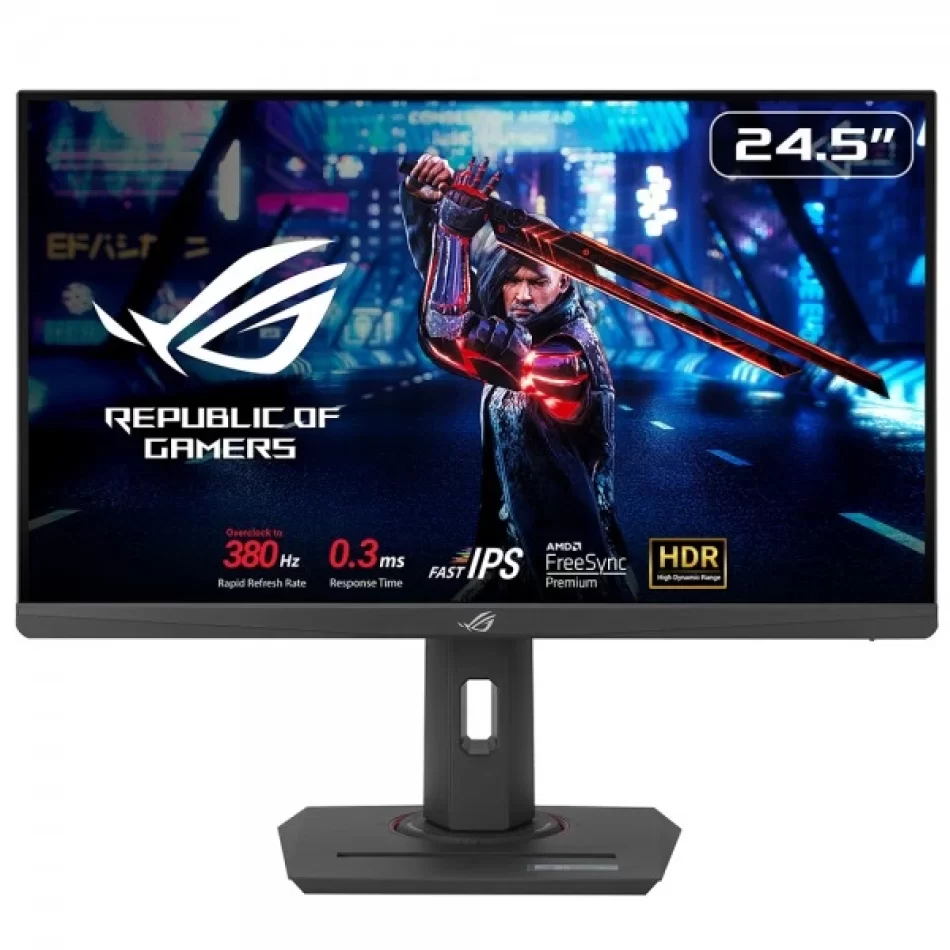 ASUS 24.5 ROG Strix XG259QNS 380Hz 0.3ms FreeSync Premium HDR 1080p IPS LED eSpor Oyuncu Monitörü