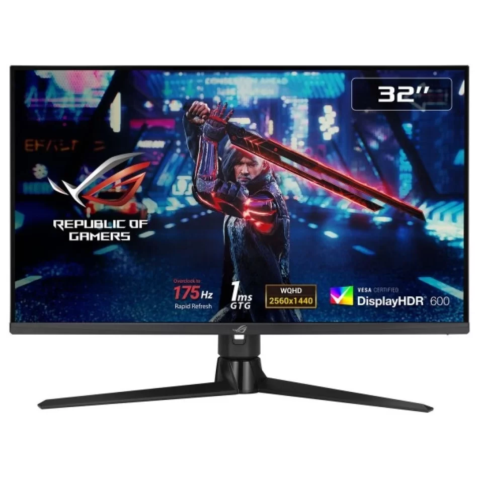 ASUS 32 ROG Strix XG32AQ 175Hz 1MS FreeSync Premium Pro G-Sync HDR 1440p 2K IPS Gaming Monitör