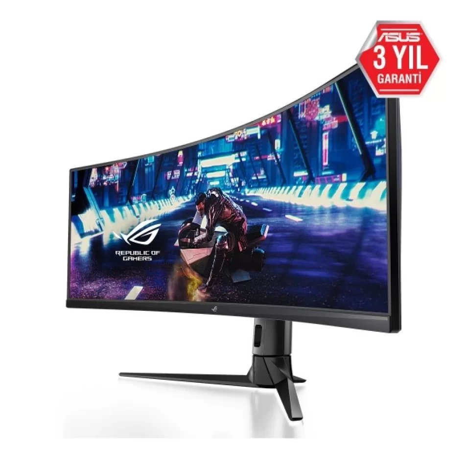 ASUS 49 ROG Strix XG49VQ 144Hz 4ms FreeSync Premium Pro HDR 3840x1080 VA LED Super Ultra Wide Curved Gaming Monitör