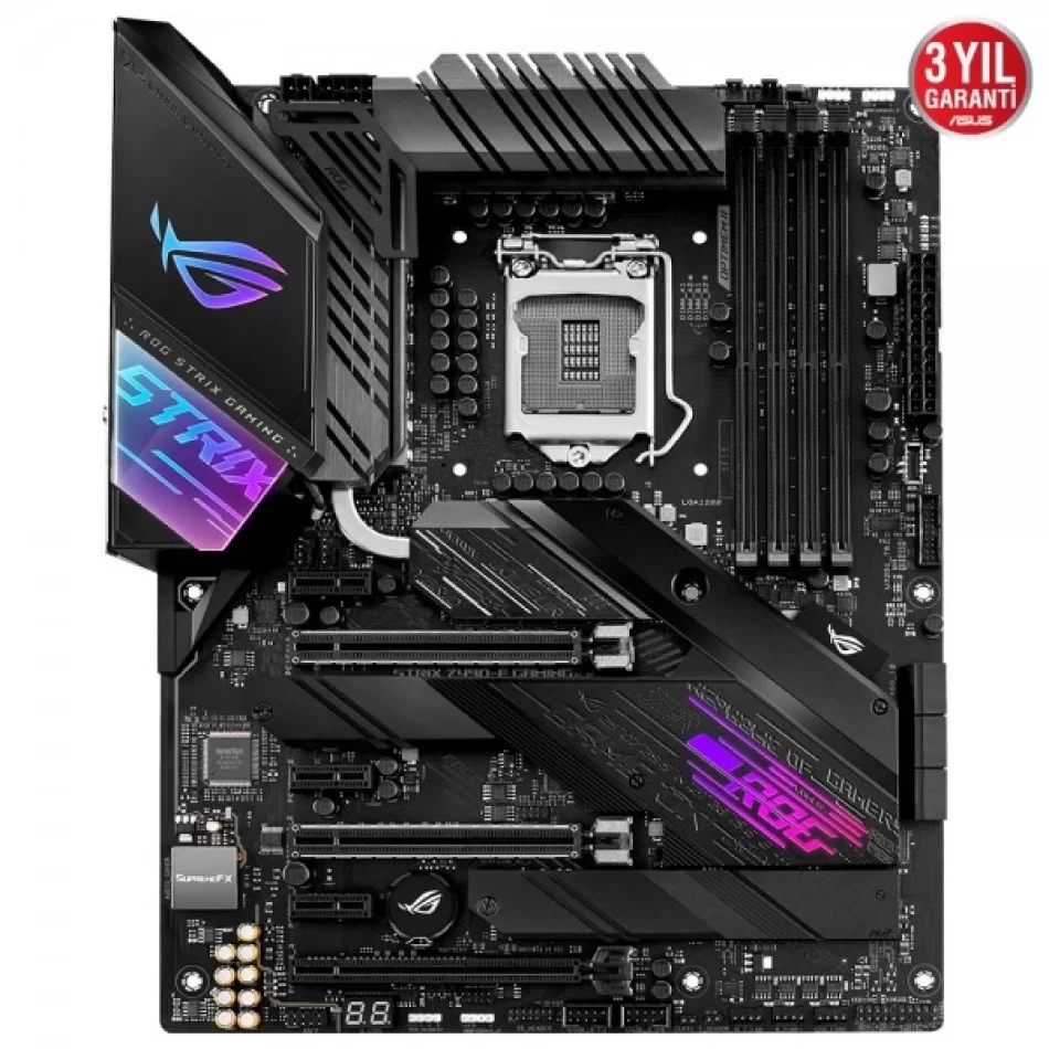 ASUS ROG STRIX Z490-E GAMING 4800MHz(OC) DDR4 Intel Soket 1200 ATX Anakart