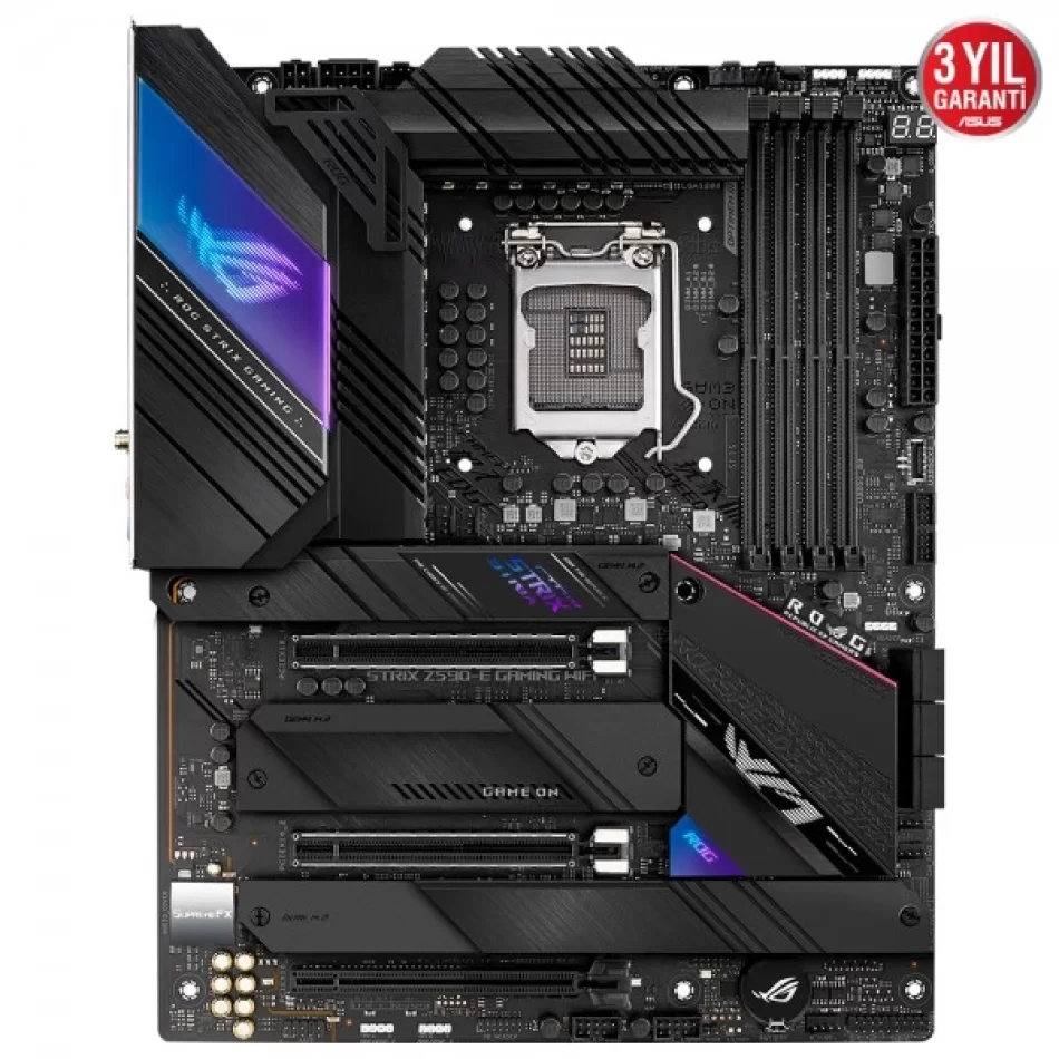 ASUS ROG Strix Z590-E GAMING WIFI 5333MHz(OC) DDR4 Intel Soket 1200 ATX Anakart