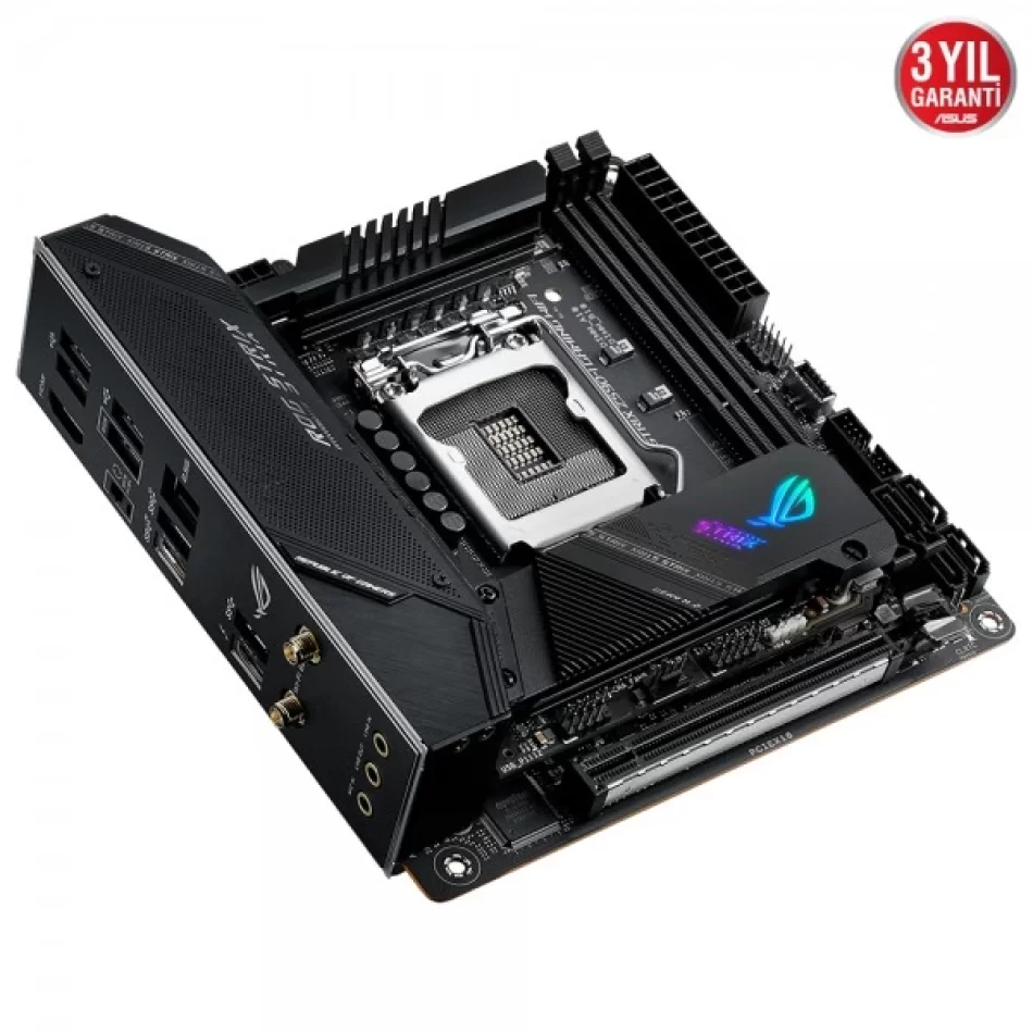 ASUS ROG Strix Z590-I GAMING WIFI 5133MHz(OC) DDR4 Intel Soket 1200 mini-ITX Anakart