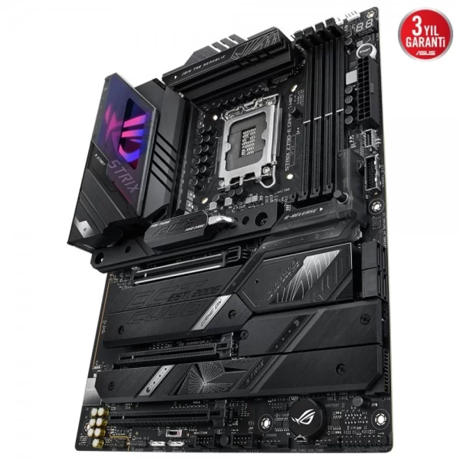 ASUS ROG STRIX Z790-E GAMING WIFI 7800MHz(OC) DDR5 Intel Soket 1700 ATX Anakart