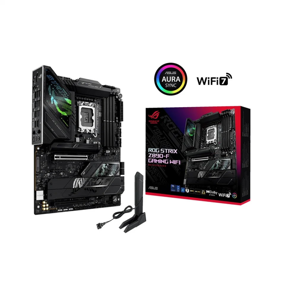 ASUS ROG Strix Z890-F GAMING WIFI 8600MHz(OC) DDR5 Intel Soket 1851 ATX Anakart