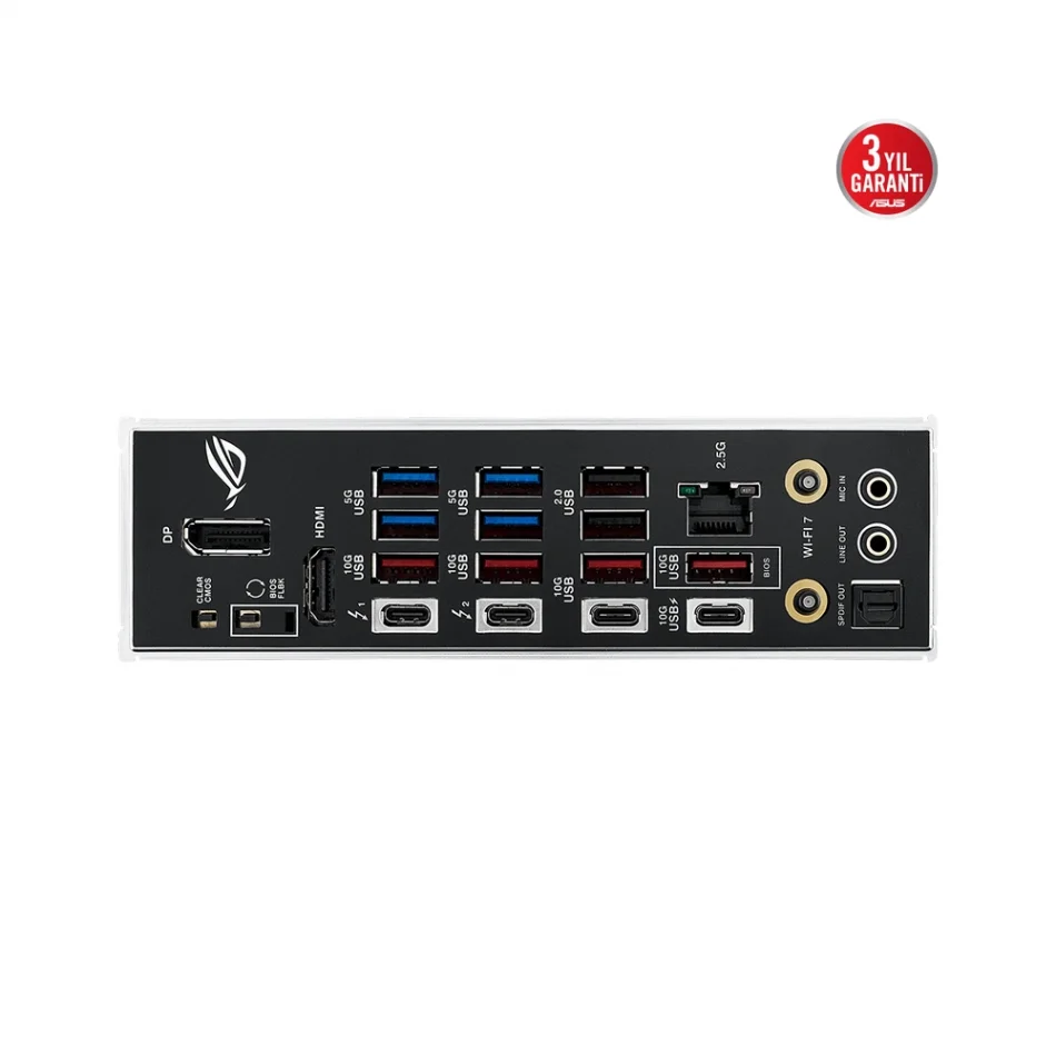 ASUS ROG Strix Z890-F GAMING WIFI 8600MHz(OC) DDR5 Intel Soket 1851 ATX Anakart