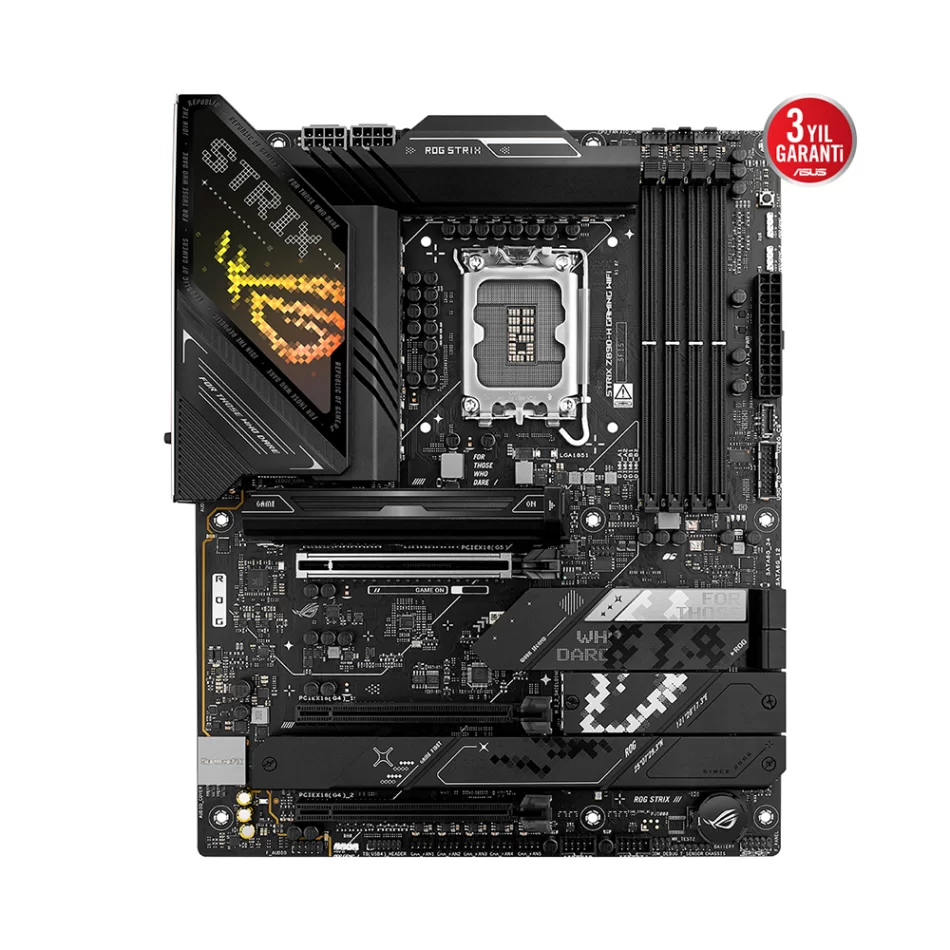 ASUS ROG Strix Z890-H Gaming WIFI 9066MHz(OC) DDR5 Intel Soket 1851 ATX Anakart