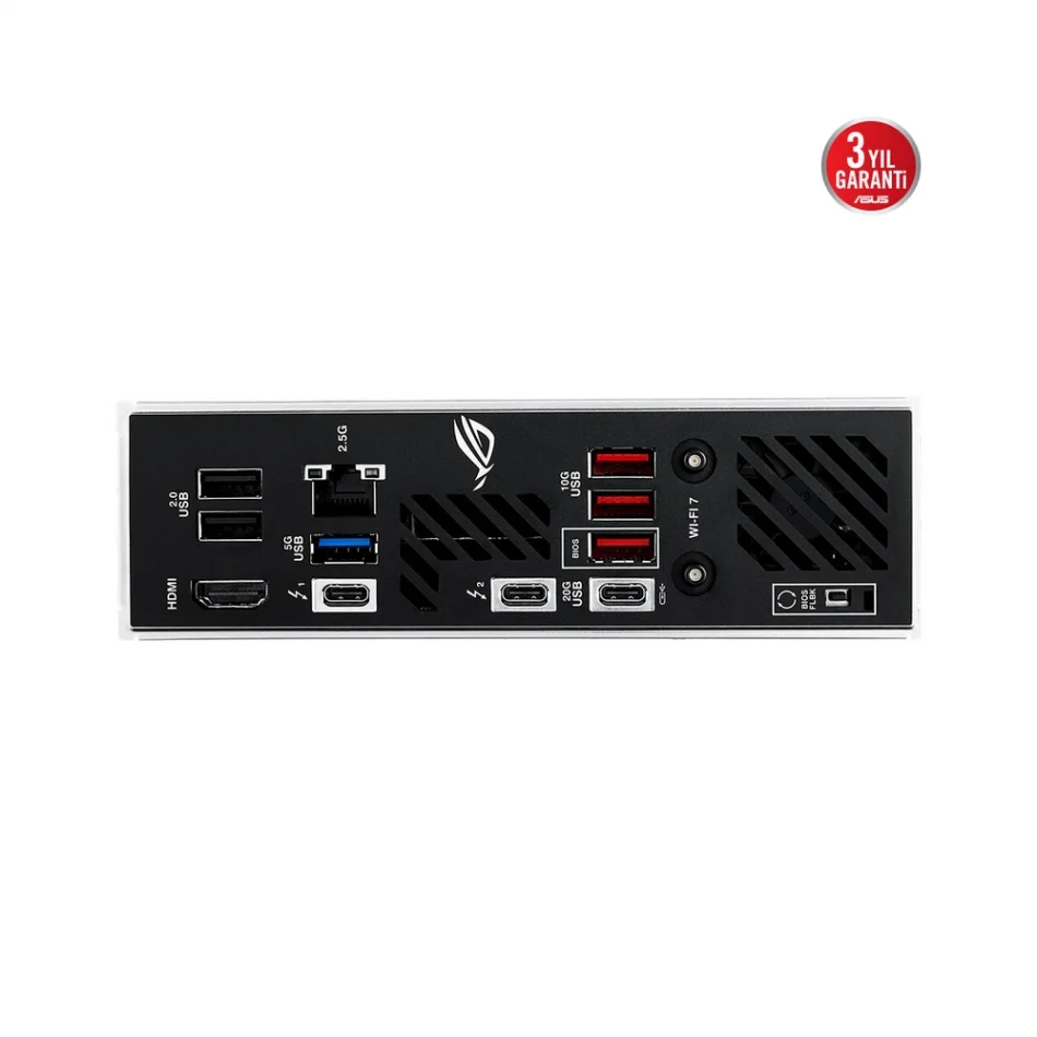 ASUS ROG Strix Z890-I GAMING WIFI 9200MHz(OC) DDR5 Intel Soket 1851 mini-ITX Anakart
