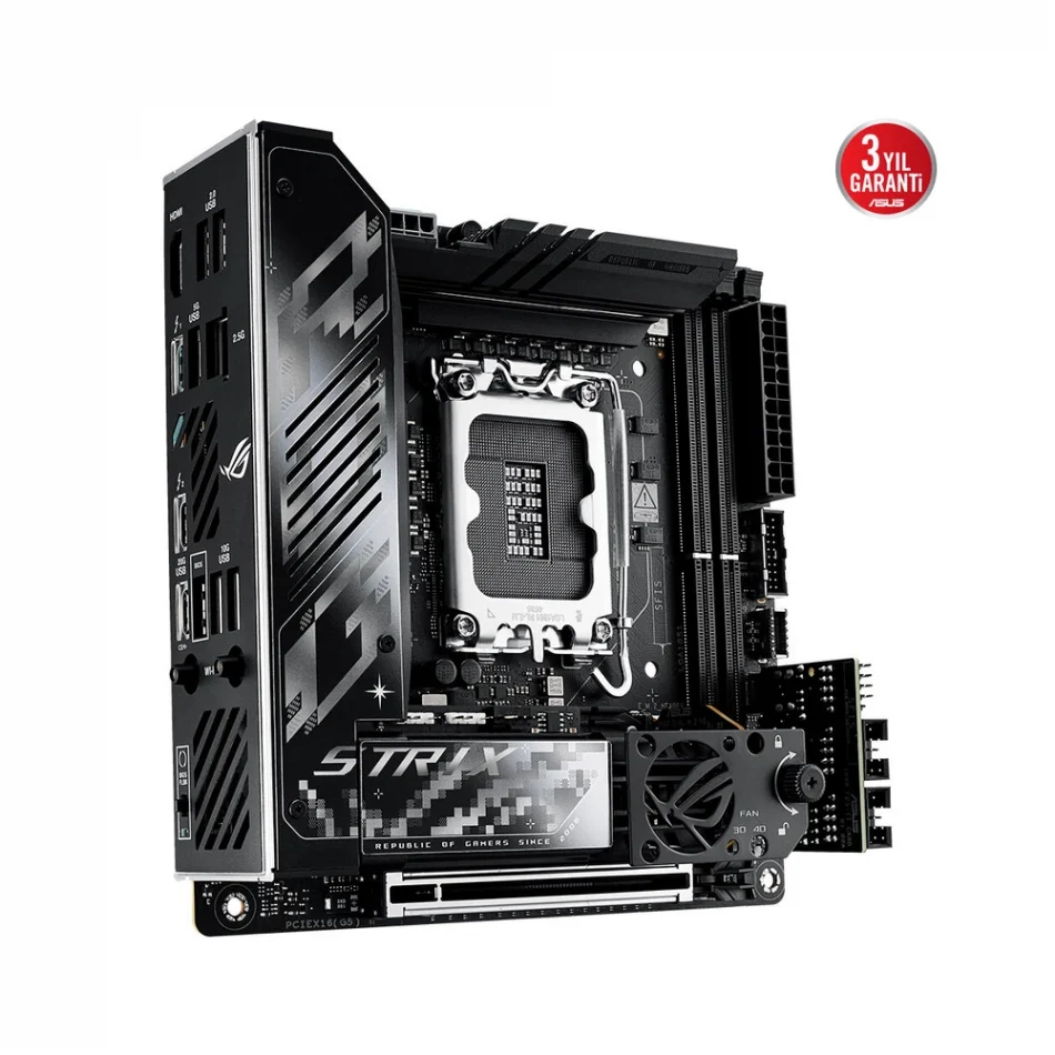 ASUS ROG Strix Z890-I GAMING WIFI 9200MHz(OC) DDR5 Intel Soket 1851 mini-ITX Anakart
