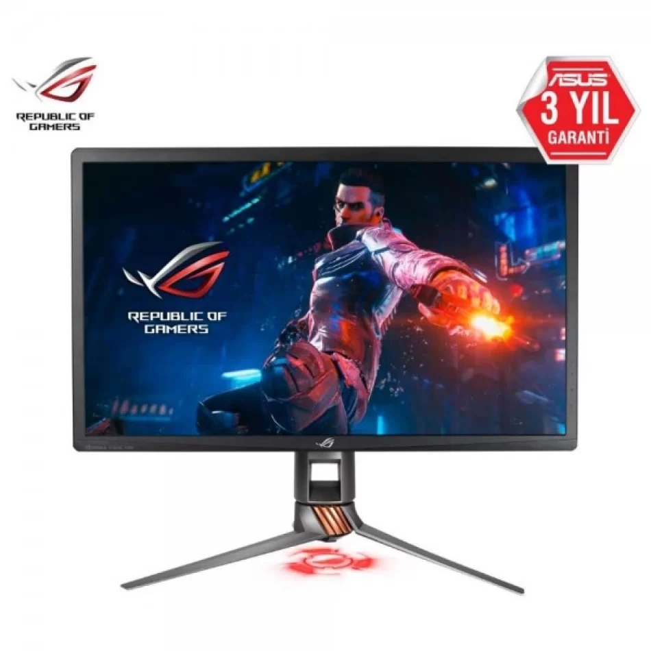 Asus ROG SWIFT 27 PG27UQ 144Hz 4ms 4K HDMI DP UHD HDR IPS Gsync Gaming Monitör Outlet Pikselli Ürün 2 Yıl garanti