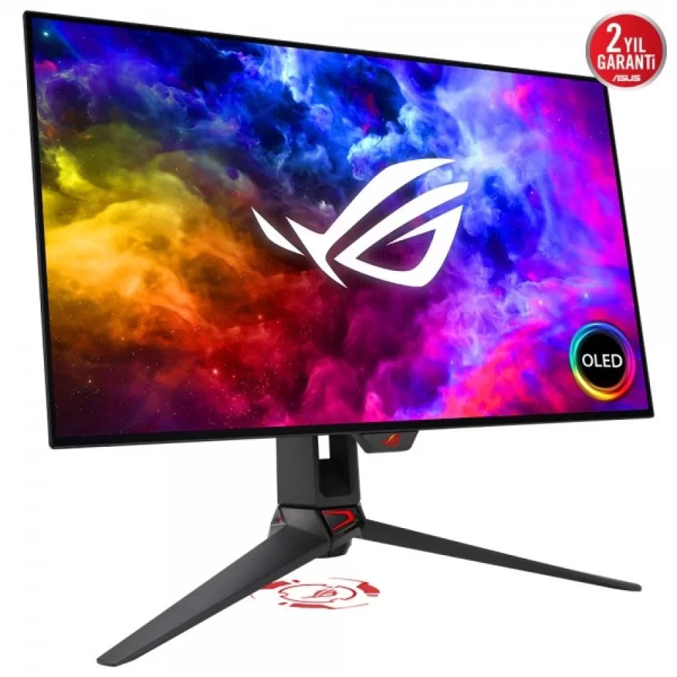 ASUS 26.5 ROG Swift OLED PG27AQDM 240Hz 0.03ms FreeSync Premium G-Sync 1440p 2K Gaming Monitör