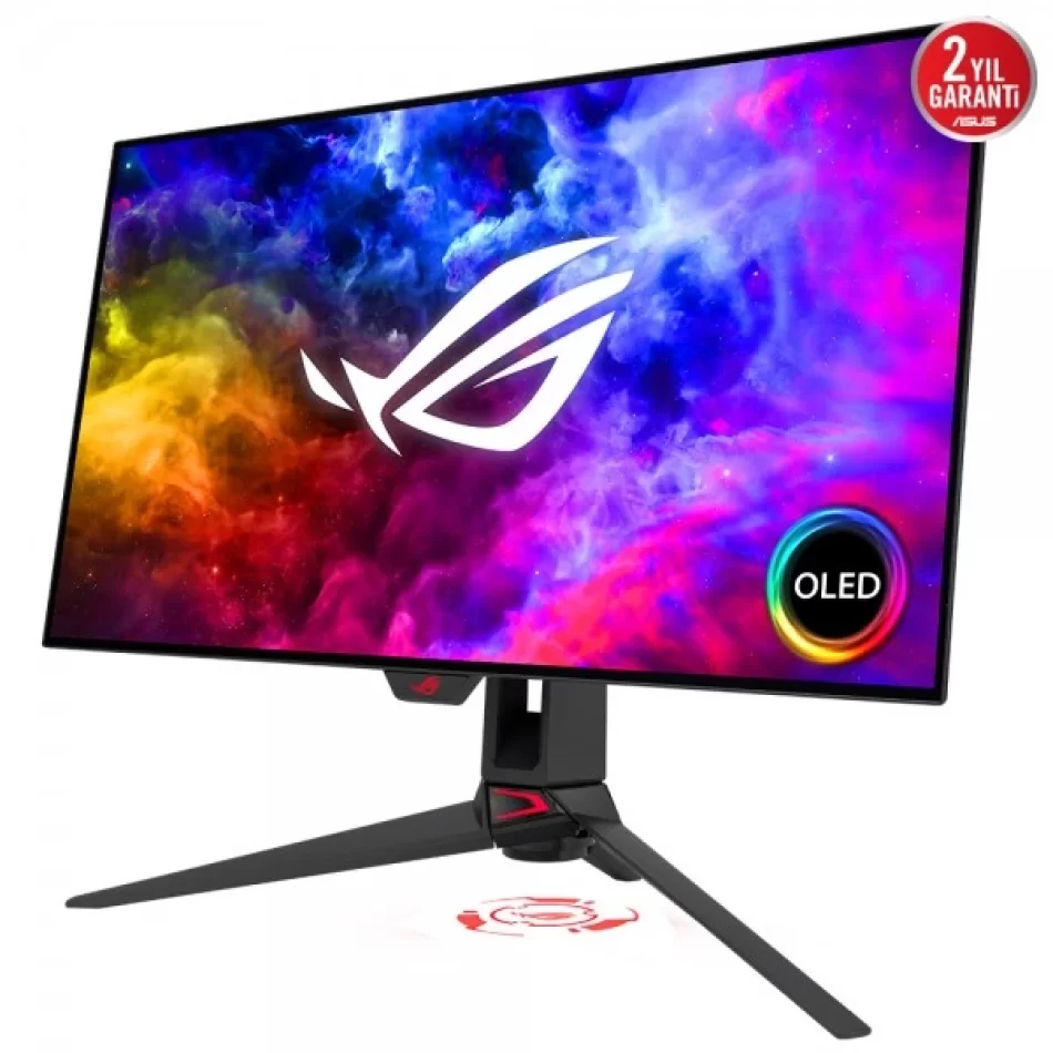 ASUS 26.5 ROG Swift OLED PG27AQDM 240Hz 0.03ms FreeSync Premium G-Sync 1440p 2K Gaming Monitör