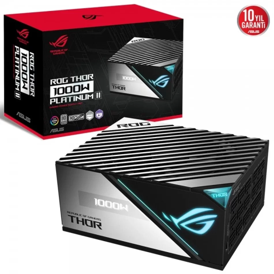 ASUS ROG THOR 1000P V2 1000W Platinum II ARGB 80+ Platinum Tam Modüler Güç Kaynağı