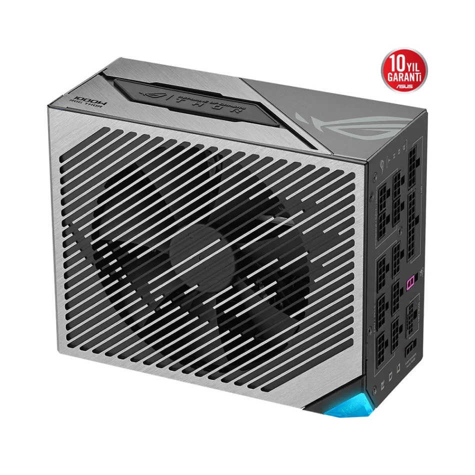 ASUS ROG THOR 1000P3 1000W Platinum III ARGB 80+ Platinum Tam Modüler ATX 3.1 Güç Kaynağı