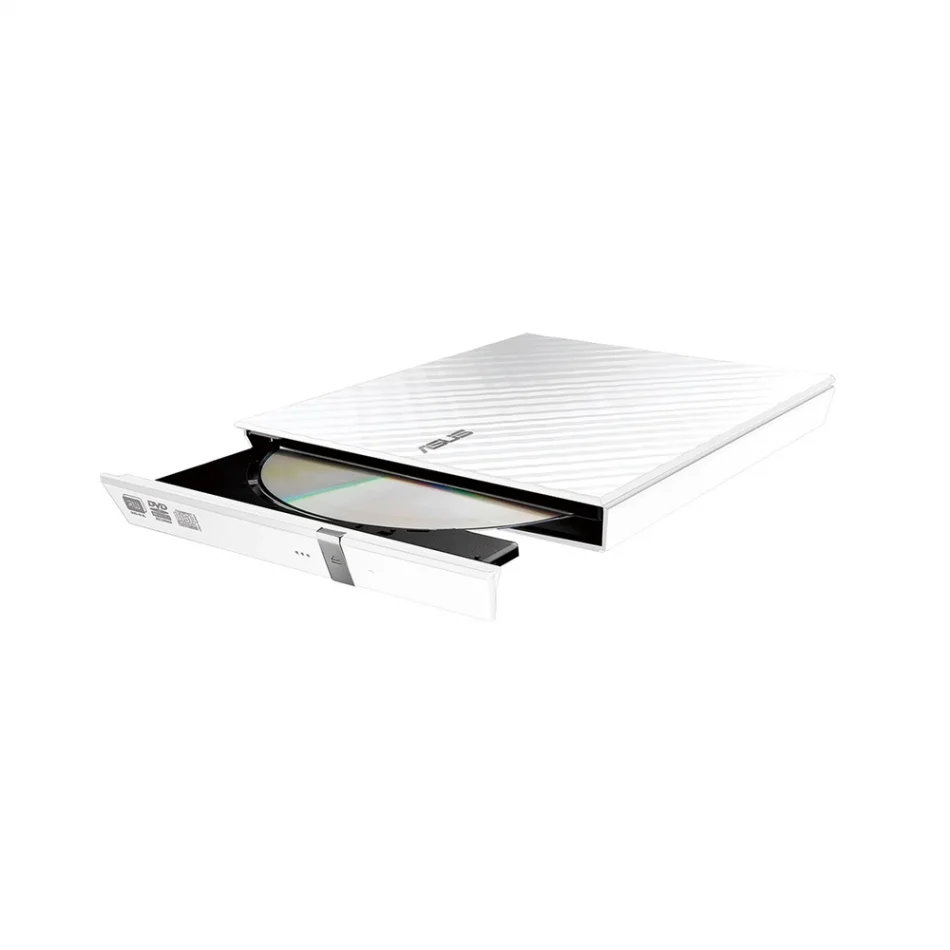 ASUS SDRW-08D2S-U Lite White Slim 8X USB 2.0 Beyaz Slim Dvd Yazıcı
