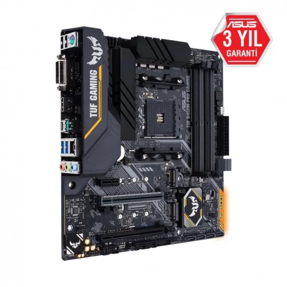 ASUS TUF B450M-PRO GAMING 4400MHz DDR4 AMD Soket AM4 mATX Anakart